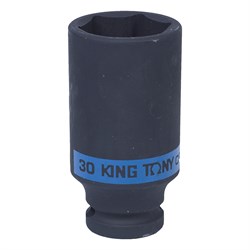 Головка торцевая ударная глубокая шестигранная 1/2", 30 мм KING TONY 443530M TONY - фото 680049
