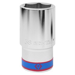 Головка торцевая глубокая шестигранная 3/4", 38 мм KING TONY 623538M TONY - фото 680493