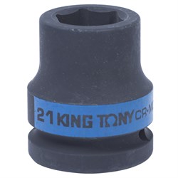 Головка торцевая ударная шестигранная 3/4", 21 мм KING TONY 653521M TONY - фото 680790