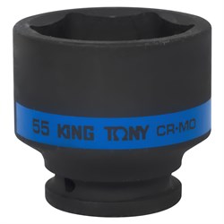 Головка торцевая ударная шестигранная 3/4", 55 мм KING TONY 653555M TONY - фото 680805