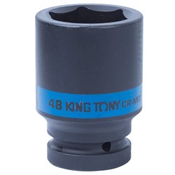 Головка торцевая ударная глубокая шестигранная 1", 48 мм KING TONY 843548M TONY - фото 681611