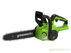 Цепная пила аккумуляторная GREENWORKS G24CS25, 24 В, 25 см, без АКБ и ЗУ Greenworks 2007707 - фото 684289