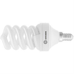 Лампа компактная люминесцентная, спиральная, 9 W, 2700K, E14, 8000ч Stern 90921 - фото 804807