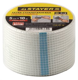 Лента серпянка Stayer Profi армировочная, 10м 1246-05-10 - фото 81505