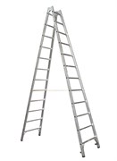 Двухсторонняя алюминиевая стремянка Zarges Z600 2x12 40314