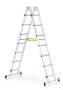 Двухсторонняя алюминиевая стремянка Zarges Z200 2x7 44847