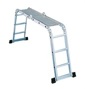 Алюминиевый рифленый настил Zarges откидной для 2 x 3 + 2 x 5 40924