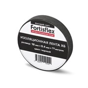 Черная изолента ХБ Fortisflex 18мм x 11м
