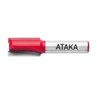 Фреза Атака 322190-2 пазовая прямая с подшипником D19/ф12/H38
