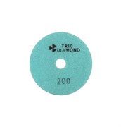 Алмазный гибкий шлифовальный круг Черепашка 100 мм №200 Trio-Diamond 340200