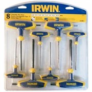 Набор шестигранных ключей Irwin с Т-образной рукояткой 2,0-10,0 мм, 8 шт T10771