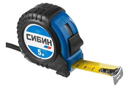Рулетка Сибин 5м x 19мм 34019-05-19