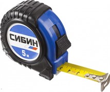 Рулетка Сибин 5м x 25мм 34019-05-25