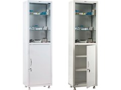Медицинский одностворчатый шкаф HILFE МД 1 1650/SG S26199201501