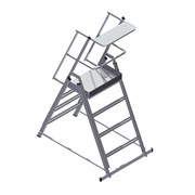 Стационарная телескопическая стремянка с траверсой ALUR ЛТ-1,2-1,9СТ