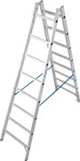 Алюминиевая двухсторонняя стремянка Krause Stabilo 2х8 124920