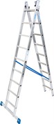 Двухсекционная универсальная лестница с перекладинами Krause Stabilo 2х9 133472/123213