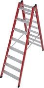 Двухсторонняя диэлектрическая стремянка Krause 2х8 815446