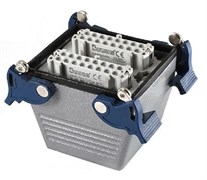 Розетка EMAS 32 полюса, 4 фиксатора, 16А EBM32PU34