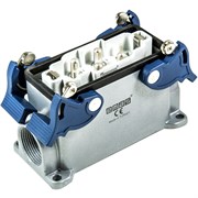 Вилка EMAS на панель, 4 фиксатора, боковой ввод, 4x80А+2x16A EBM806FD14