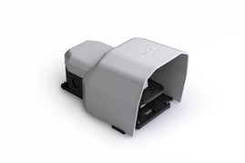 Педаль EMAS с защитной крышкой (1НО+1НЗ) серая PDKS11BX10G