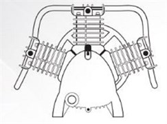 Компрессорная ременная головка FoxWeld AEROMAX B3090