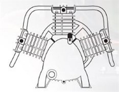 Компрессорная ременная головка FoxWeld AEROMAX B3065