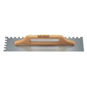 Гладилка зубчатая с дерев.ручкой 14х50 см, h=0.7 мм Kapriol 23042