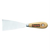 Шпатель гибкий 60 мм, закал., хромиров. с дерев.ручкой Kapriol 23161