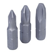 Набор вставок (бит) 1/4", крестовые, №1, №2, №3, 3 предмета KING TONY 1003PQ TONY