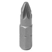 Вставка (бита) торцевая 1/4", Pozidriv, PZ2, 25 мм KING TONY 102502Z TONY