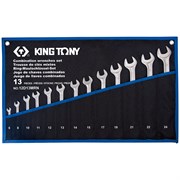 Набор комбинированных ключей, 6-24 мм, чехол из теторона, 13 предметов KING TONY 12D13MRN TONY