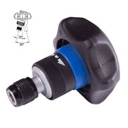 Трещотка компактная 1/4", 48 зубцов, дисковый механизм, для вставок (бит) KING TONY 2746 TONY