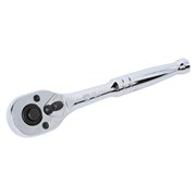 Трещотка 1/4", 140 мм, 24 зубца, флажковая с кнопкой KING TONY 2761-55P TONY