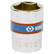 Головка торцевая стандартная шестигранная 3/8", 16 мм KING TONY 333516M TONY