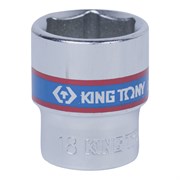 Головка торцевая стандартная шестигранная 3/8", 18 мм KING TONY 333518M TONY