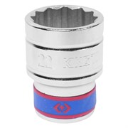 Головка торцевая стандартная двенадцатигранная 1/2", 22 мм KING TONY 433022M TONY
