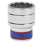 Головка торцевая стандартная двенадцатигранная 1/2", 25 мм KING TONY 433025M TONY