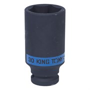 Головка торцевая ударная глубокая шестигранная 1/2", 30 мм KING TONY 443530M TONY