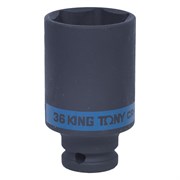 Головка торцевая ударная глубокая шестигранная 1/2", 36 мм KING TONY 443536M TONY