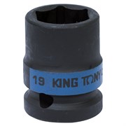 Головка торцевая ударная шестигранная 1/2", 19 мм KING TONY 453519M TONY