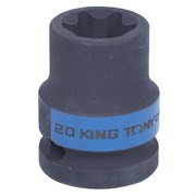 Головка торцевая ударная TORX Е-стандарт 1/2", E20, L = 38 мм KING TONY 457520M TONY