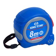 Рулетка измерительная 8 м, полотно 25 мм, магнитный крюк KING TONY 79094-08M TONY
