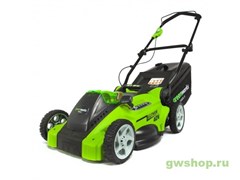 Газонокосилка аккумуляторная G-MAX 40V GREENWORKS G40LM40 Greenworks 2500007 Газонокосилка аккумуляторная G-MAX 40V GREENWORKS G40LM40 Greenworks 2500007