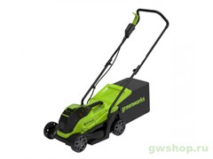 Газонокосилка аккумуляторная GREENWORKS GD24LM33 24V без АКБ и ЗУ Greenworks 2516107