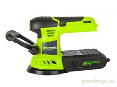 Шлифовальная машина эксцентриковая G24 24V GREENWORKS G24ROS Greenworks 3100107