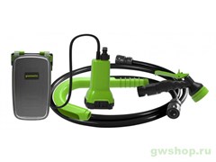 Насос аккумуляторный для полива из бочки GREENWORKS G24SWP 24V без АКБ и ЗУ Greenworks 3401007 Насос аккумуляторный для полива из бочки GREENWORKS G24SWP 24V без АКБ и ЗУ Greenworks 3401007