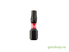 Биты для шуруповерта Milwaukee Shockwave Impact Duty TX25 х 25 мм (25шт) Greenworks 4932430880