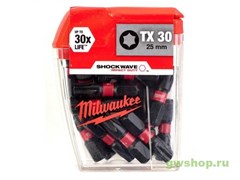 Биты для шуруповерта Milwaukee Shockwave Impact Duty TX30 х 25 мм (25шт) Greenworks 4932430886