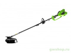 Триммер аккумуляторный G-MAX 40V GREENWORKS GD40BC с АКБ 5 Ач и ЗУ Greenworks 1301507K5